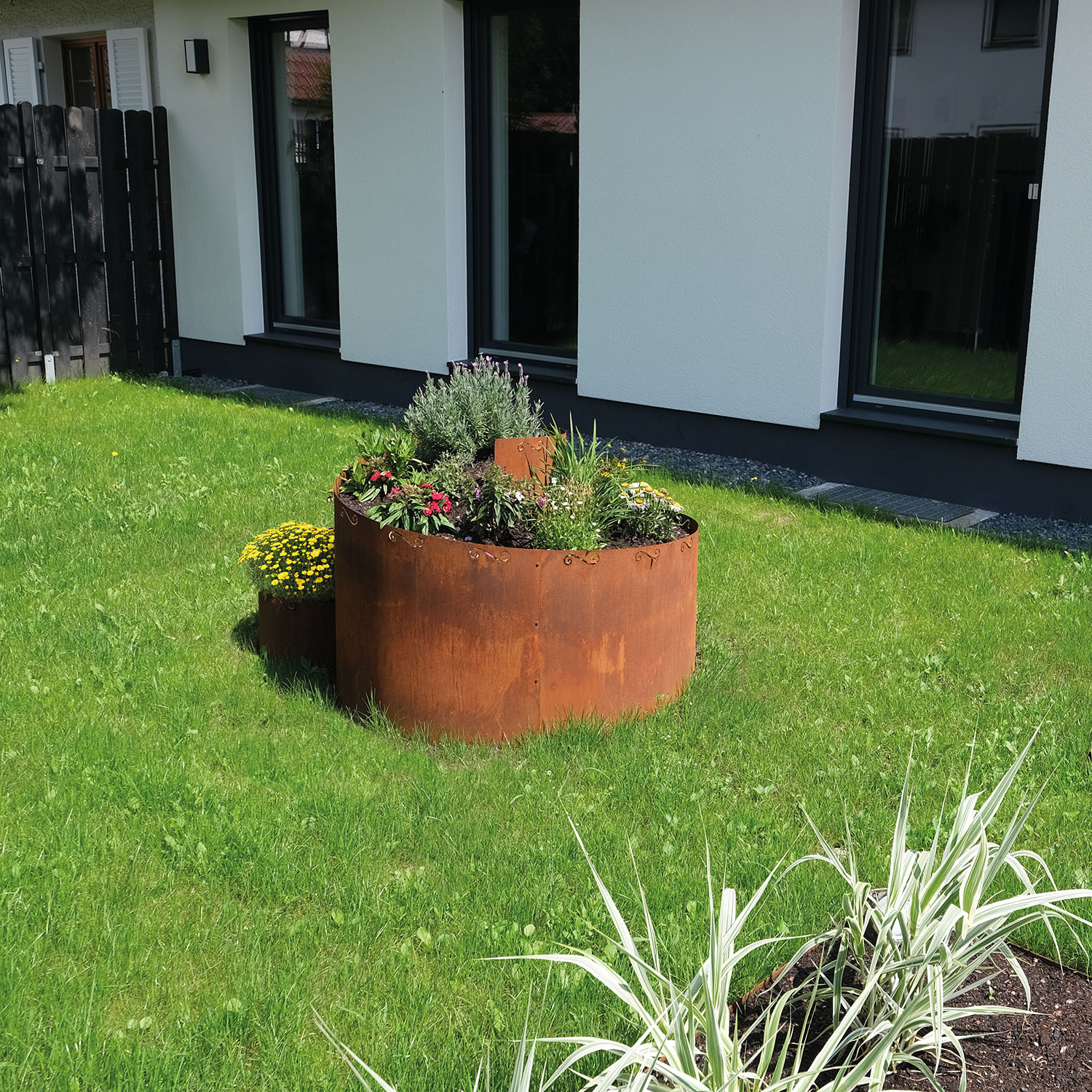 Kräuterspirale Corten  Kräuterspirale Corten